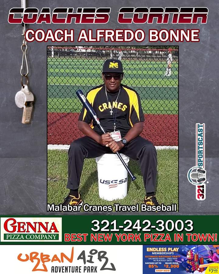321sportscast's tweet image. 321SPORTSCAST COACHES CORNER: Big shout out to Coach Alfredo Bonne for all his time and dedication to coaching the baseball players at @MalabarCranes1 ! Way to #REP321 Coach Bonne! Thank you for working to develop our great kids of the 321! #prepbaseball #coachescorner