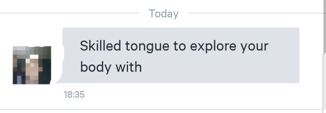 Big eyes? All the better to see you with.
Big ears? All the better to hear you with.
Skilled tongue: ...

#OnlineDating #ChivalryMayBeDead