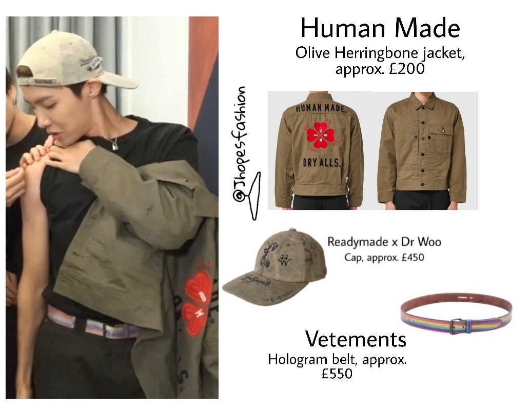 X \ j-hope's closet (rest) على X: Hoseok's Off-White mask, Readymade cap, Human  Made t-shirt, Goodboy shorts, Louis Vuitton jacket, shoes & malle  210918 - ICN Airport #Jhope #제이홉 #Jhopefashion #BTS