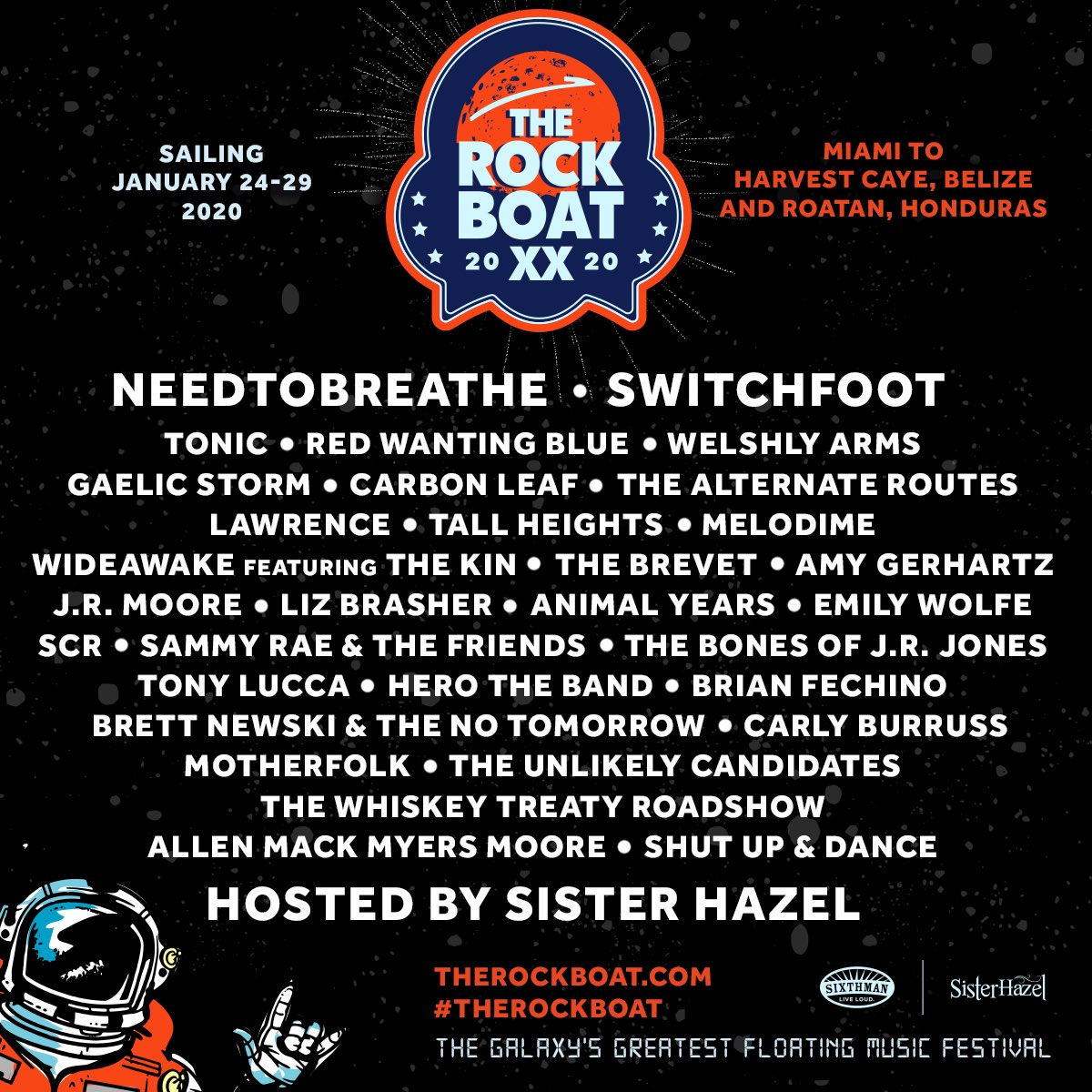 To say we’re excited is a wild understatement. Ready to have the time of our lives onboard @therockboat XX.🤘