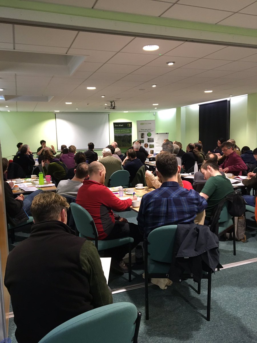 A packed house for <a href="/TheICF/">Institute of Chartered Foresters</a> Pest and Diseases event in Llangollen supported by <a href="/FocusOnForestry/">FocusOnForestryFirst</a>