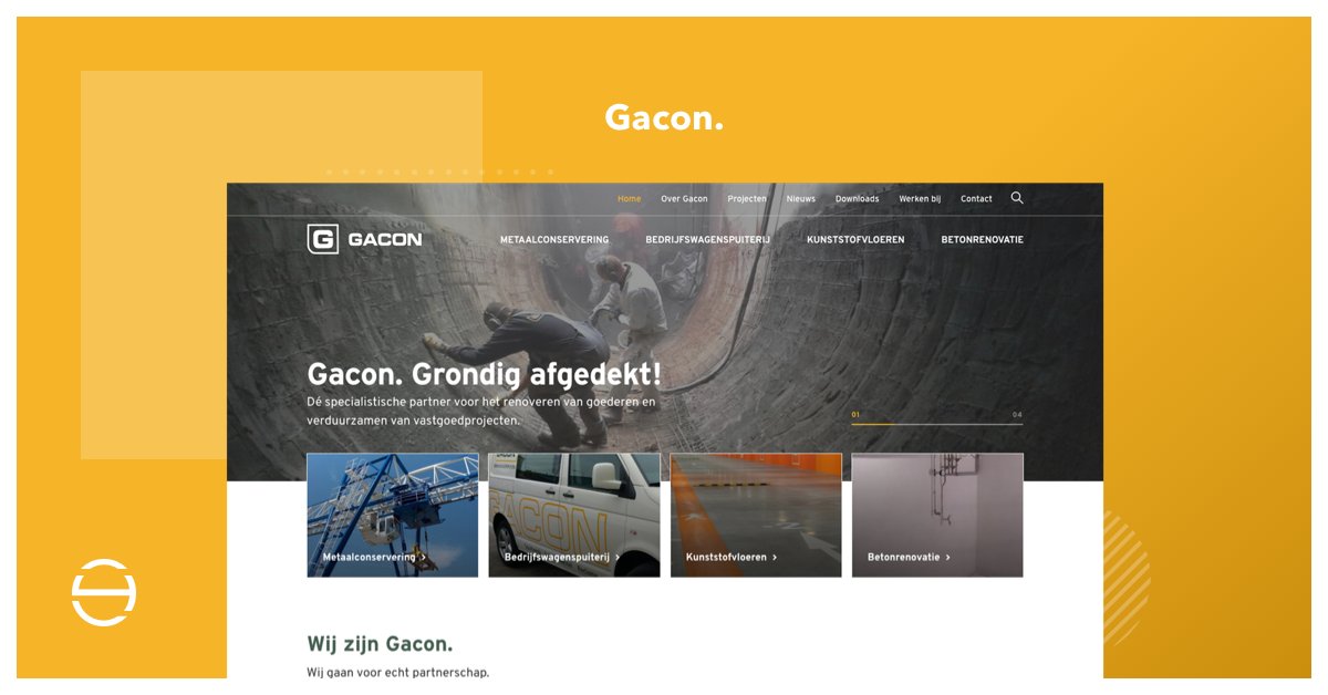 NIEUWE OPLEVERING - Je kan het zo gek niet bedenken of Gacon heeft er een oplossing voor. Aan ons de taak om de grote verscheidenheid aan diensten om te zetten in een strakke en overzichtelijke website. 

Of dat gelukt is? Check het zelf op gacon.nl!