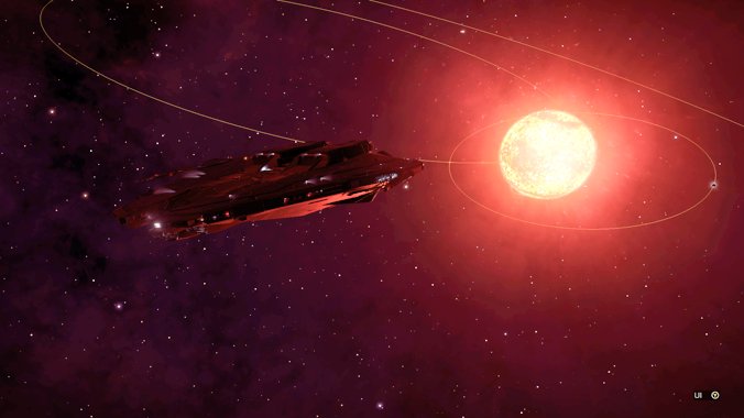 CmdrShifty's tweet photo. Patrolling Luytens Star never looked so good 😎 
#KraitMKII #EliteDangerous https://t.co/yATGwea5CU
