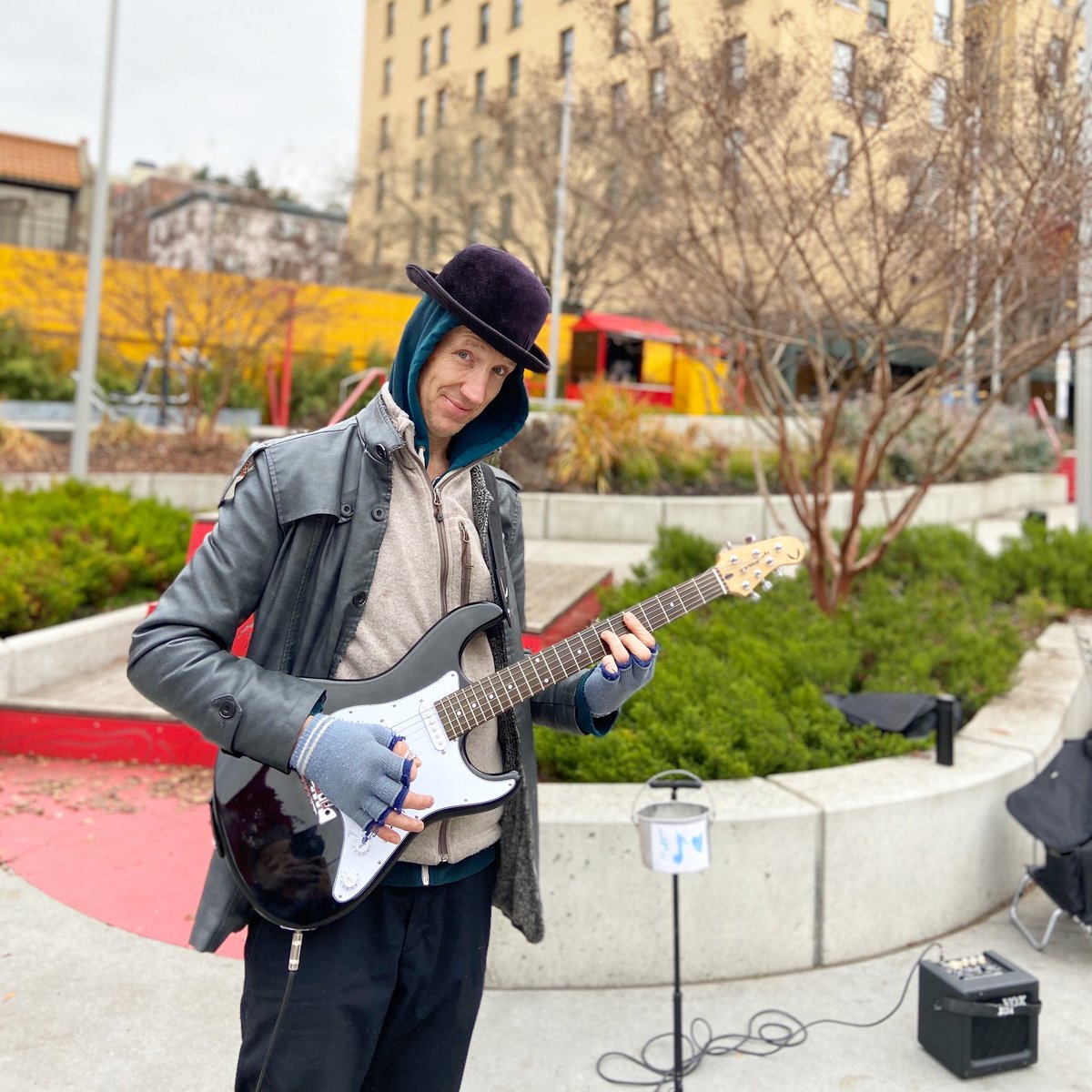 SeattleBuskers's tweet photo. BUSKER OF THE WEEK: Harry Edward Pierce has been a #SeattleBusker for the last 3 years! To read his full story please visit us on Facebook @SeattleParksBuskers https://t.co/T5KmrDGTBE