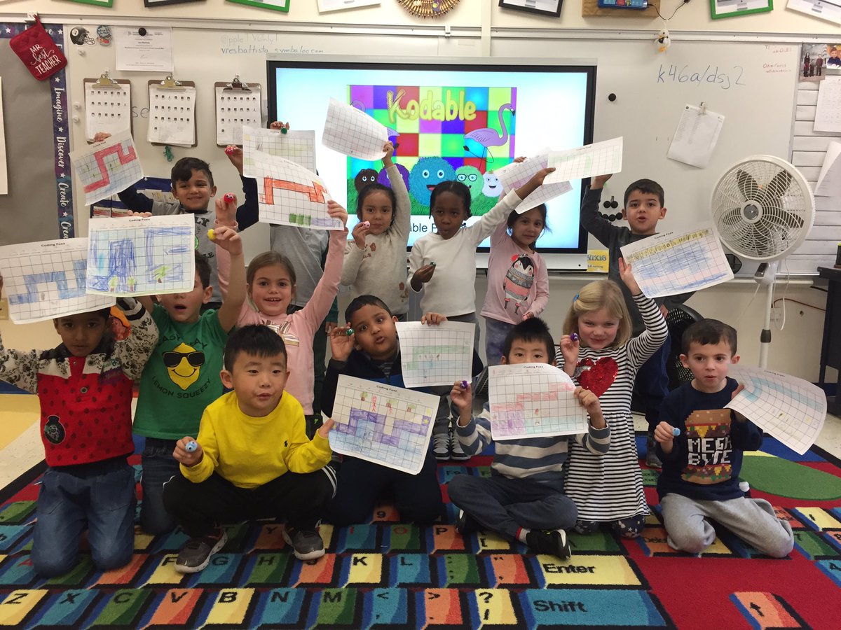 vrestechnology's tweet photo. We decided to create our own Kodable board games. #kodable #hourofcode #codingisfun https://t.co/5CTmYszIw3
