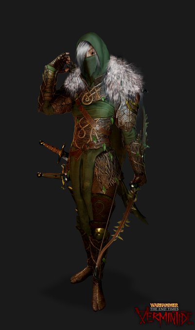 I've been playing Vermintide for two days straight and just wish I could do a Kerillian cosplay. Ah well