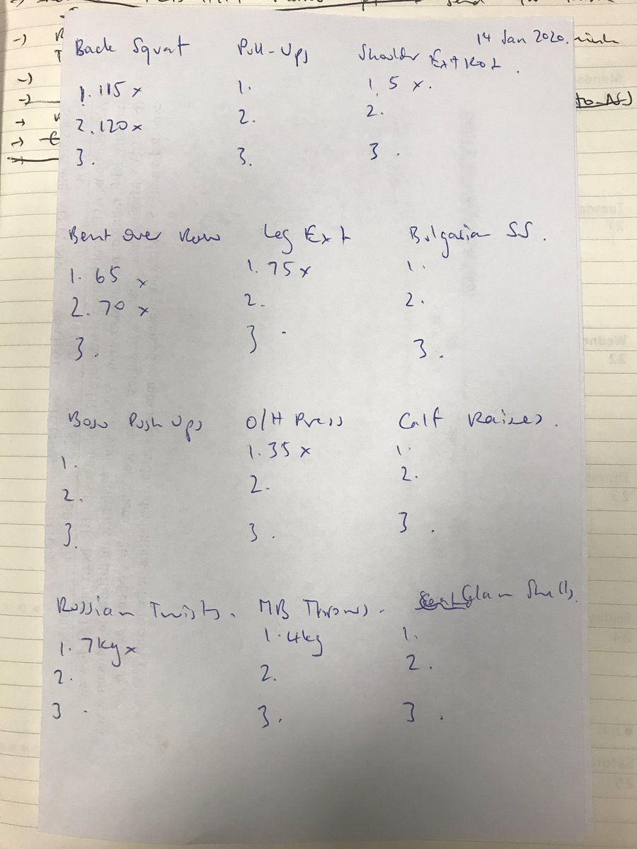 DrKimWay's tweet photo. @DrJenniferReed Hereโs the plan for #MoveTuesday ๐ช https://t.co/K6CeGfsxrK