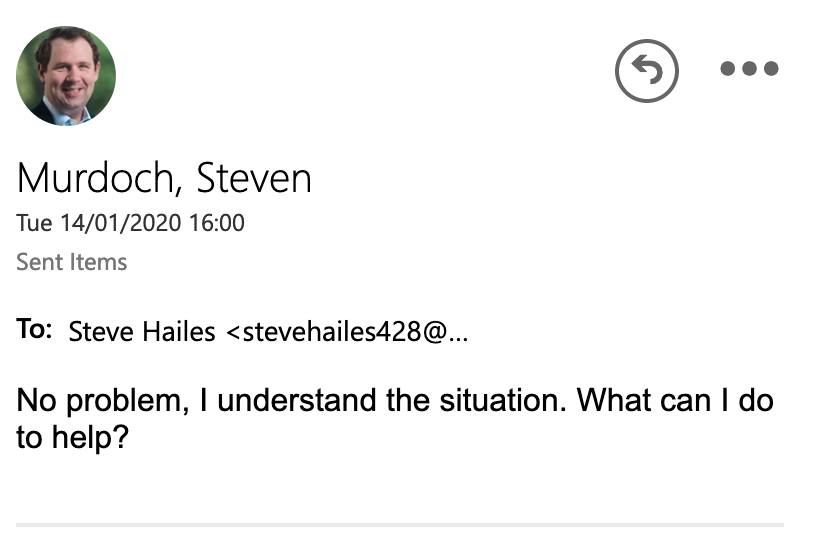 No problem, I understand the situation. What can I do to help?