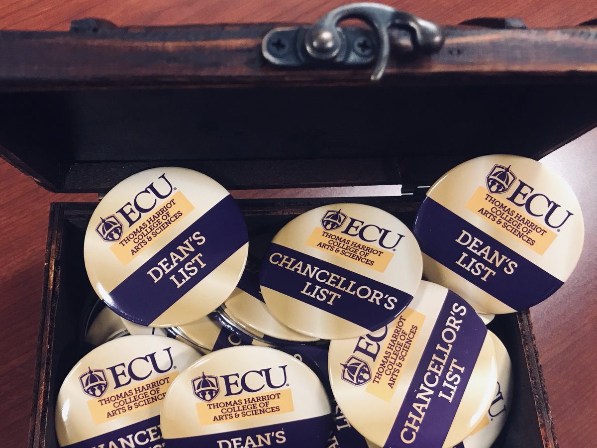 ecuhcas's tweet photo. HCAS students on the Fall 2019 Dean's and Chancellor's Lists @EastCarolina - collect your treasure in Bate 1002! #studentsuccess #backpackbling @ECUProfessor https://t.co/mM866cHyZx