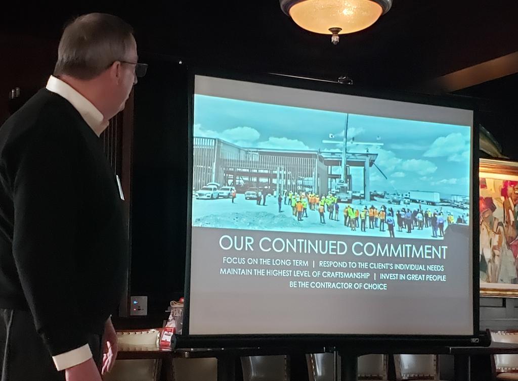 #Bradburystamm kicking off the NM Chapter of #IFMA meeting. 
These are great words to work and live by in any industry. #Begreat #Becommitted