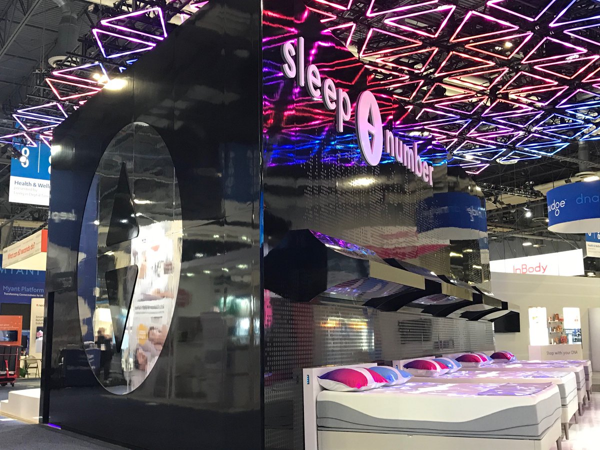 centpoint's tweet image. You could see the innovative @SleepNumber booth from aisles away. Even before #CES2020 opened, the booth stopped people in their tracks. @centpoint is proud to have partnered with Sleep Number on this exhibit
#exhibit #innovation