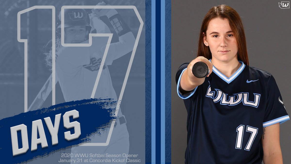 S🥎 | We are 1️⃣7️⃣ days away from Opening Day 2020 for <a href="/WWU_Softball/">WWU Softball</a> at the Concordia Kickoff Classic in Irvine, California.