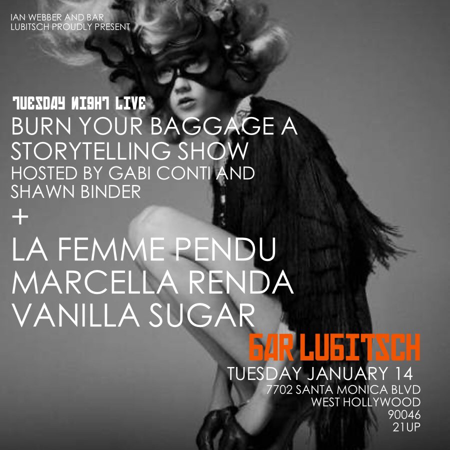 Tonight @BarLubitsch !