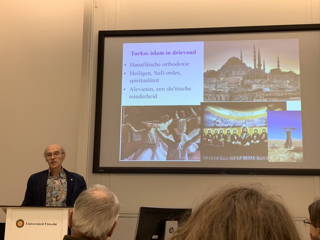 turkeychair's tweet photo. Dr. Nico Landman from Utrecht University, co-author of Chapter 6 “The Diyanet and the Changing Politics of religion,” in “Turkey in Transition: The Dynamics of Domestic and Foreign Politics”(2020), discusses the growing role of Islam as a social and political force in the AKP era https://t.co/5rZqBTLlFM