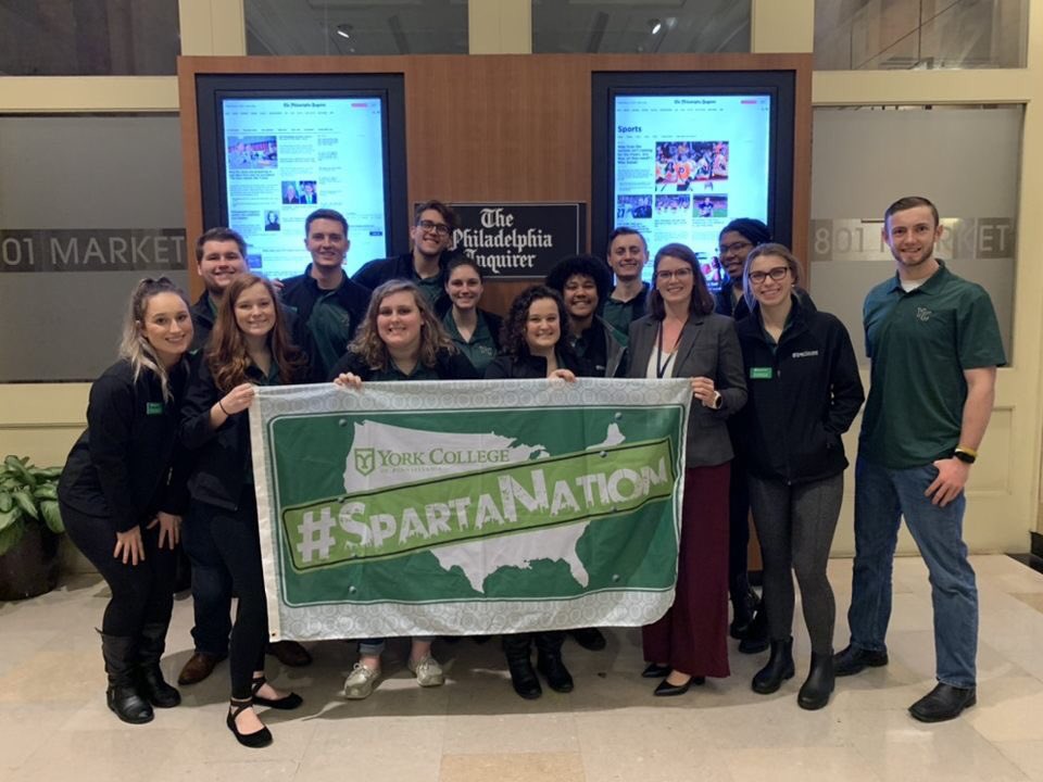 YCPAlumni's tweet image. Thank you Danielle Vespaziani ‘15 for hosting our #SpartaNation #YCPRoadCrew today for a site visit!