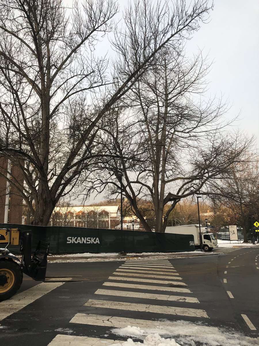 uvamainlibrary's tweet photo. Fencing is going up! Make sure to review access to the library during construction @UVAFM @UVaLibrary https://t.co/lfOmSNZdE7