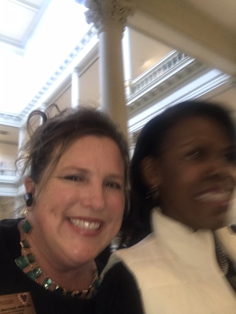 Clayton State Day at the Capitol.! We have our guests here from South Korea <a href="/SONatCSU/">ClaytonStateNursing</a>