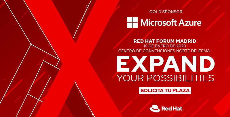 ¡Este jueves 16 estaremos en #RedHatForumMadrid! 
No dejes de visitar nuestro stand y no te pierdas la sesión de @jj_tel "App Innovation: OpenShift como servicio como clave de la transfomación digital" a las 14:30h. 

http://msft.it/6018TkOY4
