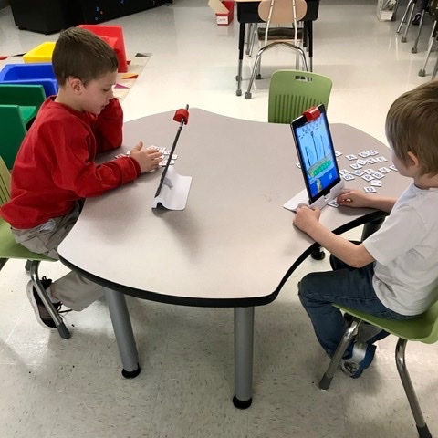 Using the OSMO to help us with letter recognition #japioneerpride