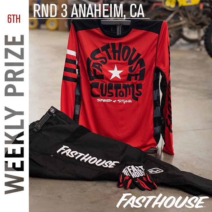 RMFantasySX's tweet photo. This week's 6th place prize is a @fasthouse jersey, pant & gloves #kittedup
#RMFantasySX #SupercrossLIVE #DropTheGate #FantasySupercross #450sx #fasthouse #FasthouseGear #FasthouseMoto #FasthouseCustoms https://t.co/ONVDfzTVVU