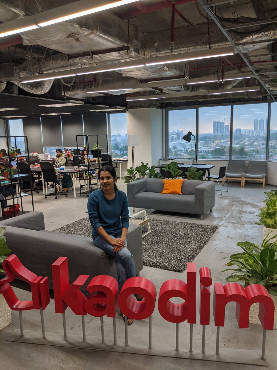 KaodimTech's tweet photo. Today was the last day of one of our longest serving team member. Our beloved web developer Prathibha will be  leaving us and Malaysia after 3 years of great coding work! We wish her all the best! https://t.co/ZwFRiI6j99