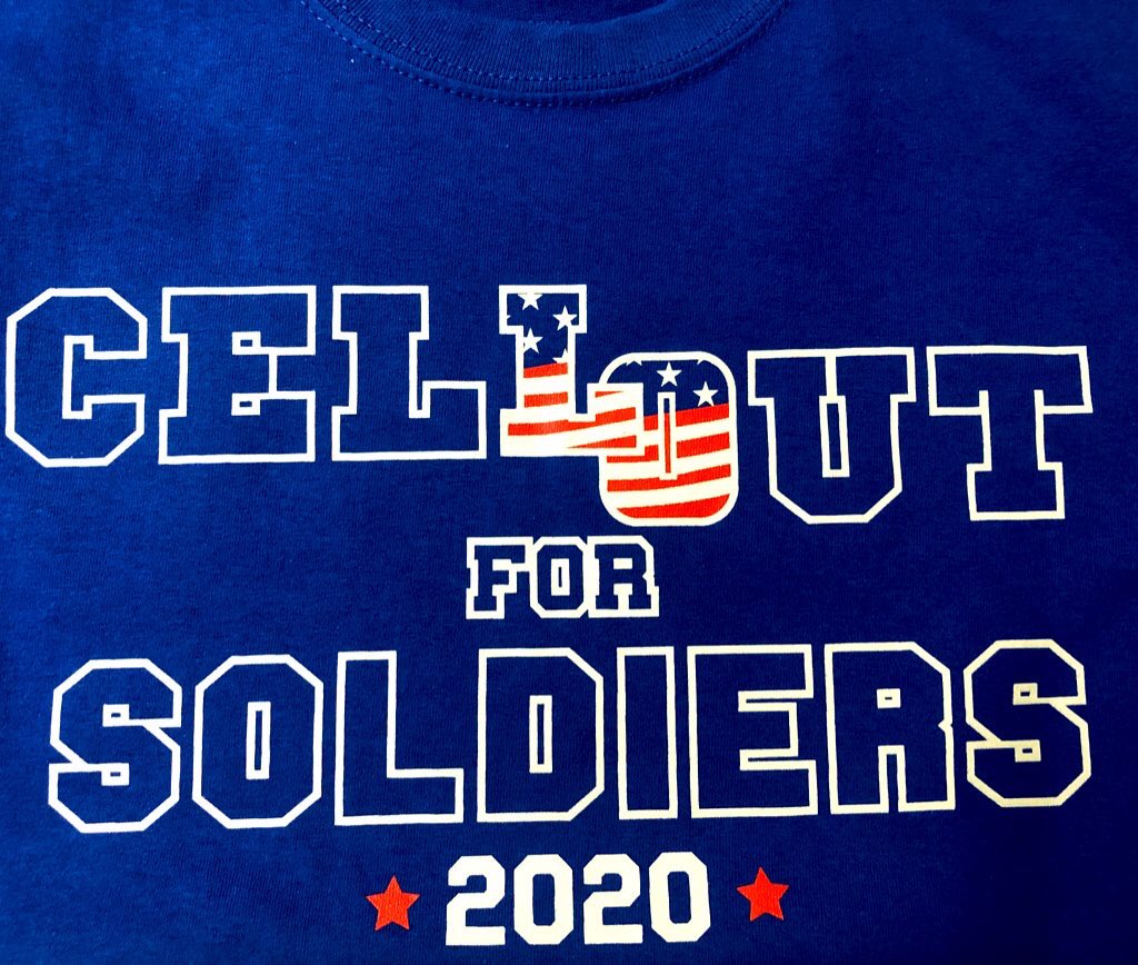 LkOrionHS's tweet photo. Cell Out is this Friday!  Remember, this event is to help our servicemen and women overseas. Please bring your spare change — or cash — for a “miracle minute” during lunch. https://t.co/aF6EX6XGyv