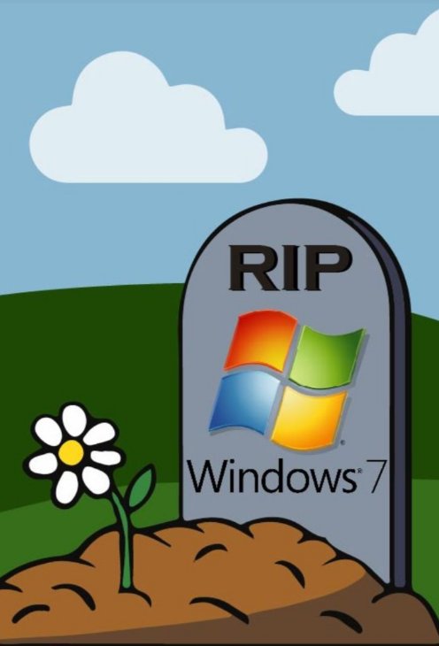 davethetekkie's tweet image. That&apos;s it folks... Today&apos;s the day... #RIPWindows7