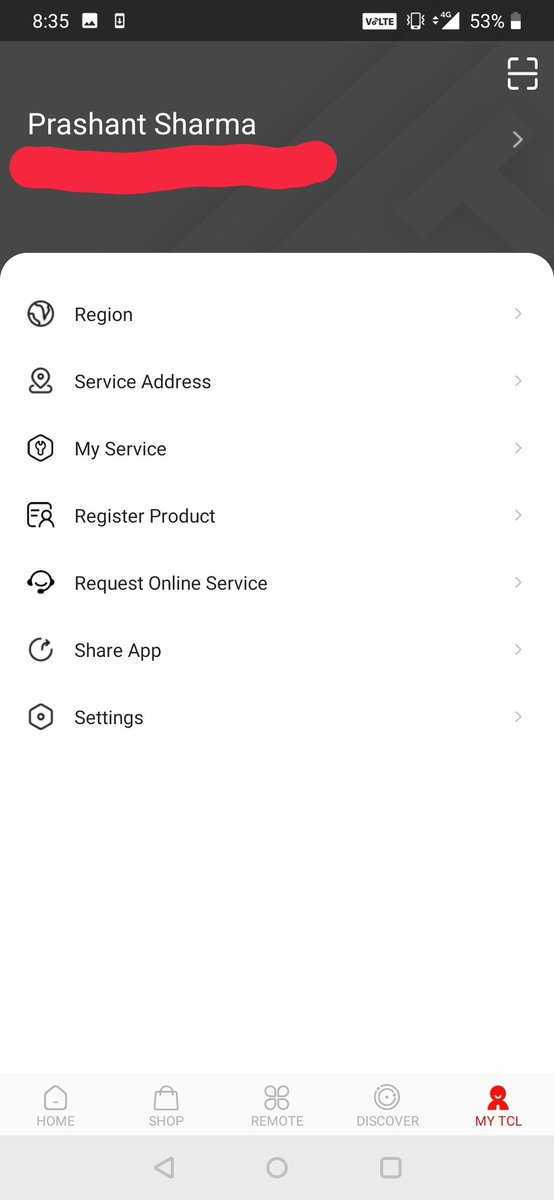 prashantDocean's tweet photo. @tcl_india Downloaded & Registered on the TCL Home App.
Screenshot of my TCL Home App.
#4KAITV
#TCLHome
#TCLHomeApp
#TCLLuckyDraw @tcl_india
@karan875
@snow_man_14
@Rekha_i_am
@imPalak18
@tweettovikki
@sengodan4
@Aka5hKr
@Sagar14Naik
@Sandeeppalo_13 https://t.co/D1HCLMnYRN