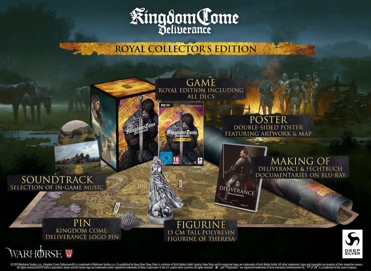 WarhorseStudios's tweet image. Support Australia&apos;s Firefighters &amp;amp; win a #KingdomComeDeliverance Royal Collector&apos;s edition with your highest bid in Australian Dollars right here below this tweet.

🔥👨‍🚒👩‍🚒Auction End 22/01/20 at 11am AEST
More info on gamedevsforfireys.com
#GameDevsforFireys #GameDevsforFiries