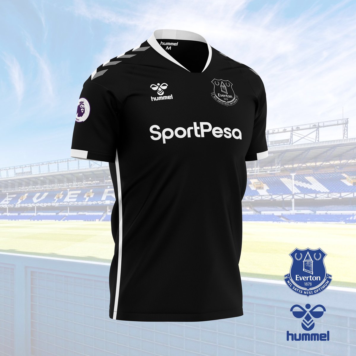 everton hummel away kit