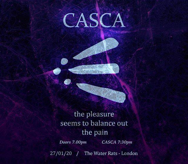 CASCABAND's tweet photo. Monday the 27th of Jan at The Water Rats in Kings Cross. Doors at 7.00 on at 7.30pm. https://t.co/Rvx5obrpCS https://t.co/Tyc6rBMeGj