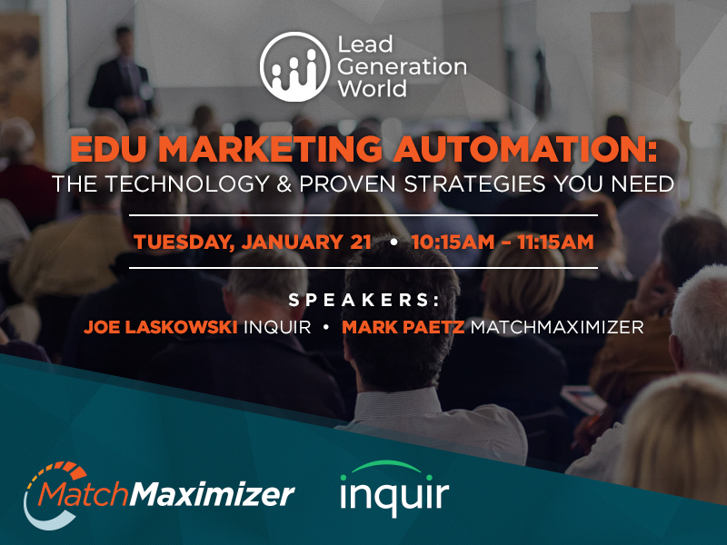 MatchMaximizer's tweet photo. The MatchMaximizer team would love to connect with you
@LeadGenerationW! Join us for our session & schedule time with us here: https://t.co/Xd07uHKGmY See you in Denver! #leadgenerationworld #leadgenworld2020 #compliance #tcpa #leadgeneration https://t.co/MDT1duUTOI