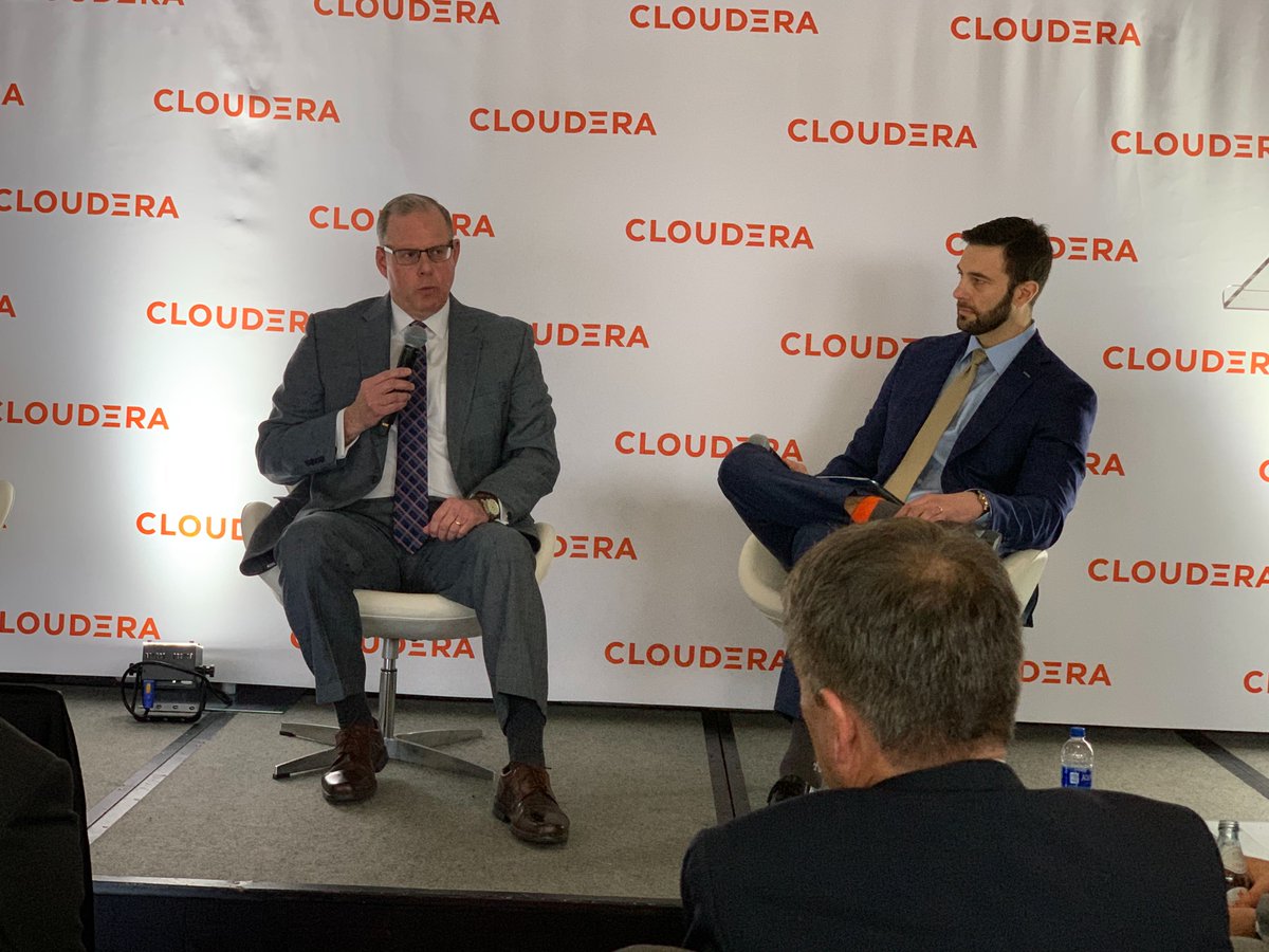 fedscoop's tweet image. .@ODNIgov&apos;s John Sherman talks about the breadth of the U.S. intelligence community&apos;s stakeholders, extending it from his schoolmates in South Texas, to the Five Eyes allies, to industry and beyond. #CloudDataSummit