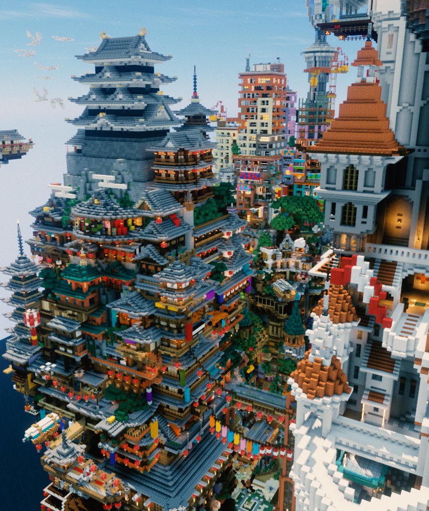 現実世界では明らかに違法 でもマイクラでは空想の限りを尽くして情報量と密度ハンパない素敵建物が作れるぜ Minecraft違法建築イベ Togetter 現実世界では明らかに違法 でもマイクラでは空想の限りを尽くして情報量と密度ハンパない素敵建物が作れるぜ Minecraft違法建築イベ Togetter
