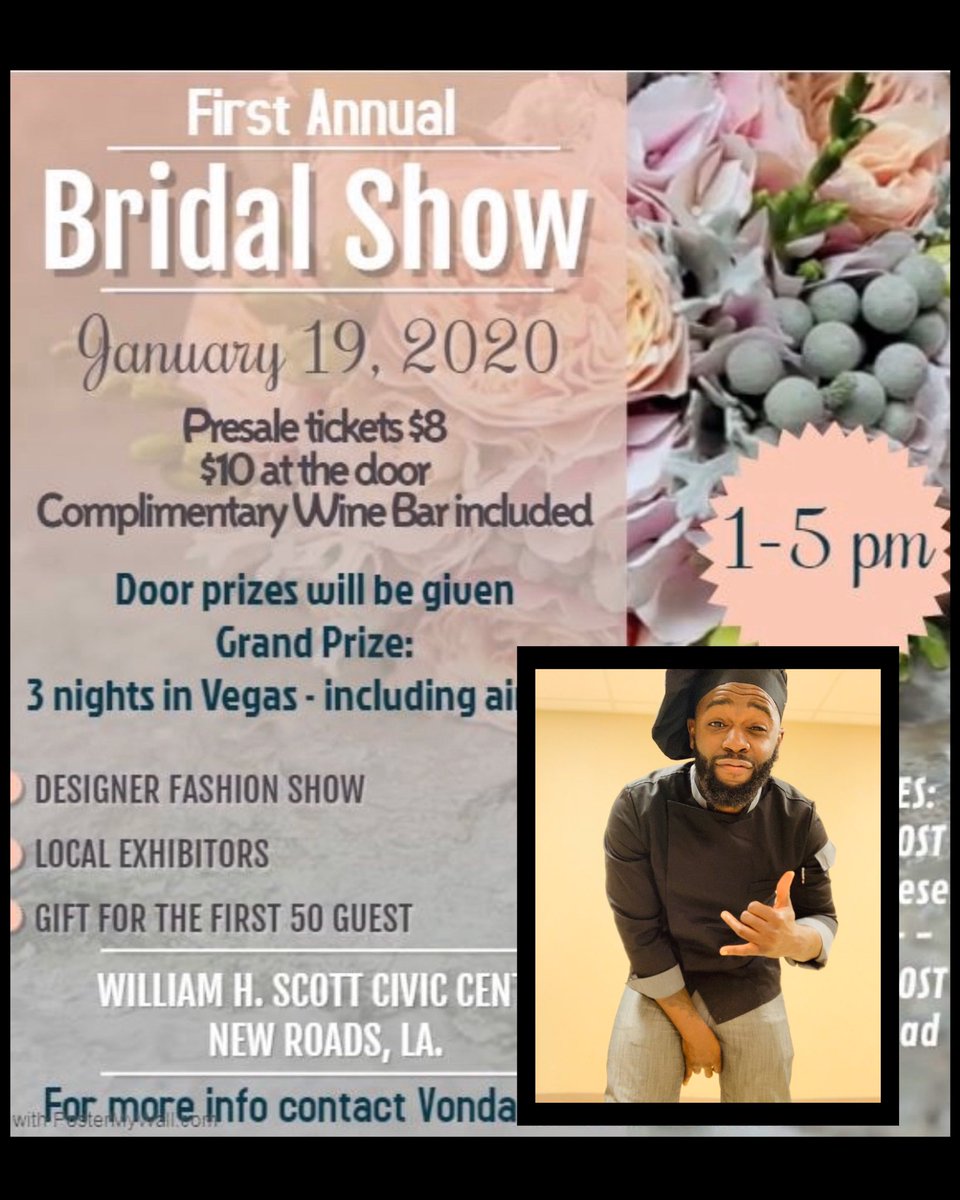 ERosa101's tweet photo. 1st annual black bridal show event hosted by Vonda Franklin.Also, I will be attending this event so feel free to purchase a ticket and stole by to get some of these wonderfulappetizers and wine Catered by yours truly. 

#wedding #evnts  #bridalshow #catering https://t.co/s94CGfbIHp