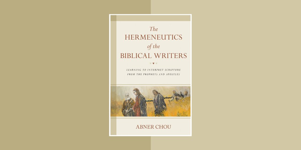 CBSMBTS's tweet photo. GIVEAWAY: In light of our recent podcast with @abnerchou we will be giving away 3 copies of The Hermeneutics of the Biblical Writers. Thanks to our friends @KregelAcademic!

Follow and RT to enter! https://t.co/JjDjXFJi5t