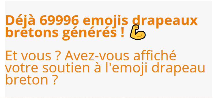 emojibzh's tweet photo. 69.996 #emojibzh pour tout vous dire. https://t.co/iMTzZcoUVL