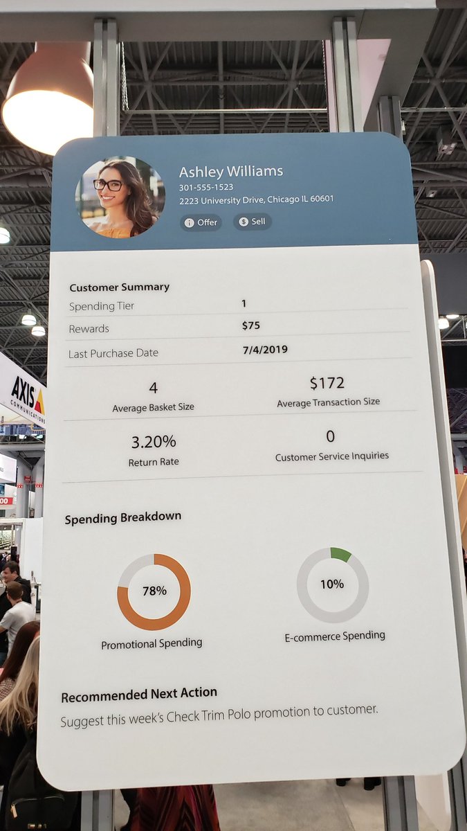 kevisull's tweet image. At the #NRF2020 show in New York, companies like #MicroStrategy are promoting products like #Hyperintelligence which help merchants track the relationship in total.