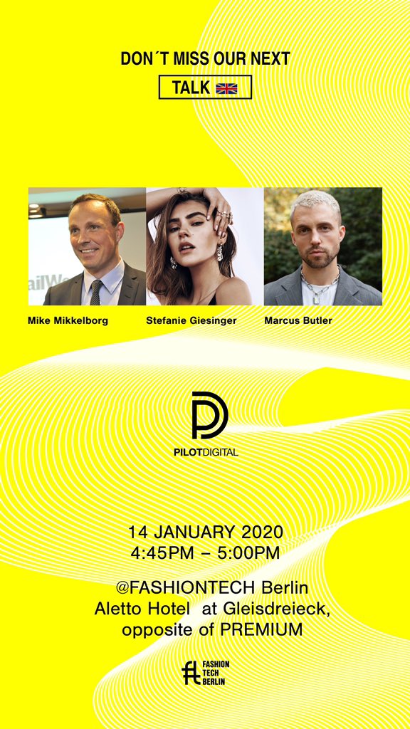 itsFASHIONTECH's tweet photo. Our next talk‘s topic is about Top performing mega growth retailers and what sets them apart. 
@StefanieGies @MarcusButler https://t.co/NmP3YD9fio
