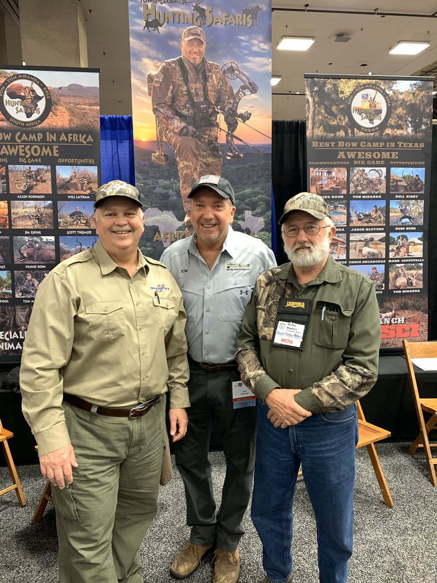 BootprintsTV's tweet image. Kenny and I sure enjoyed the Dallas Safari Club conference in Dallas, TX this past weekend. Met lots of great people (like Tom Miranda) and outfitters from around the globe.