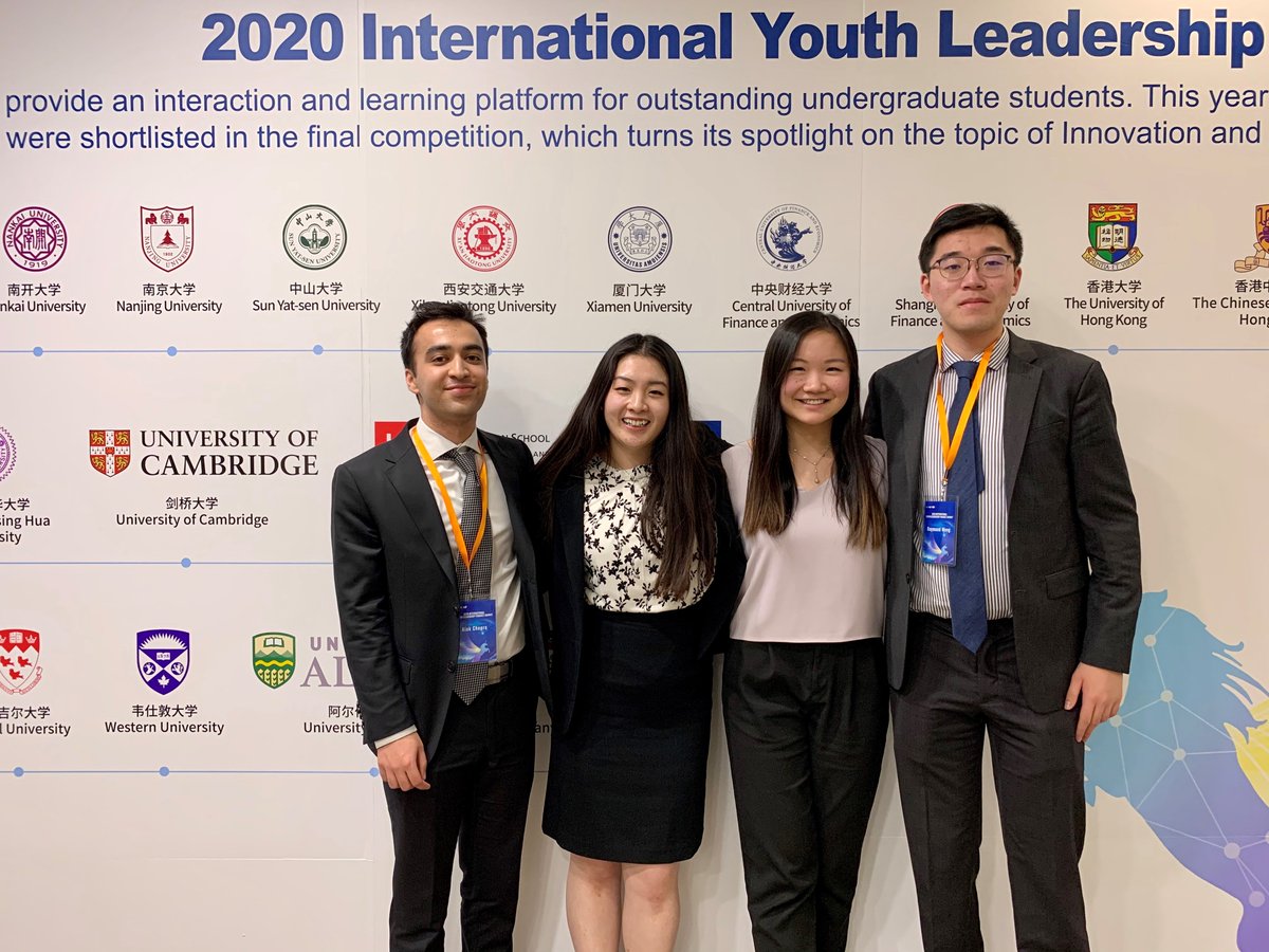 IveyFinTech's tweet photo. Proudly supporting this team of students at the 2020 International Youth Leadership Finance Summit (IYLFS) case competition hosted by @sjtu1896. https://t.co/OzNtXJyK5c