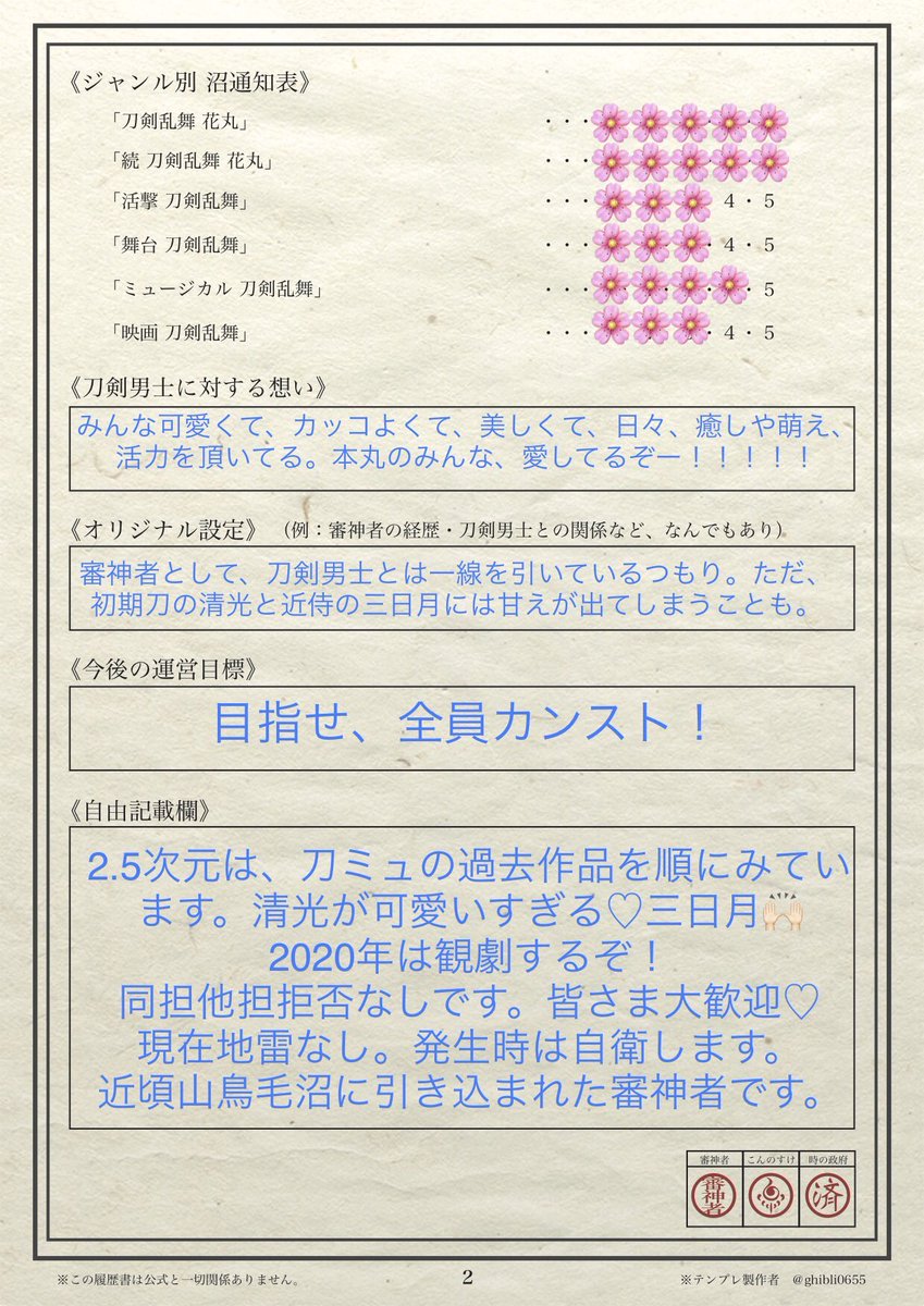 moon___holic's tweet photo. この度、極以外の刀剣男士コンプリートしました😊

コンプ記念に、もっとたくさんの審神者さんと繋がりたいと思って審神者履歴書を更新しました✨

RT &amp; ♡
両方ともお迎えします♪

#審神者履歴書
#刀剣乱舞好きさんと繋がりたい 
#刀剣乱舞好きな人と繋がりたい 
#刀剣乱舞五周年 https://t.co/J3HjnyvQQW