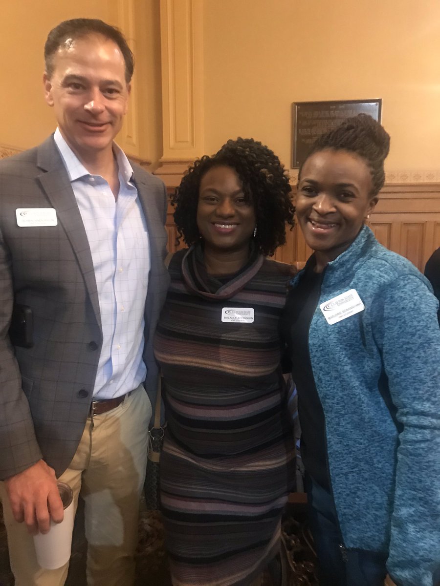 CSU Family Nurse Practitioner Students attend Clayton State Day at the Capitol <a href="/SONatCSU/">ClaytonStateNursing</a>
