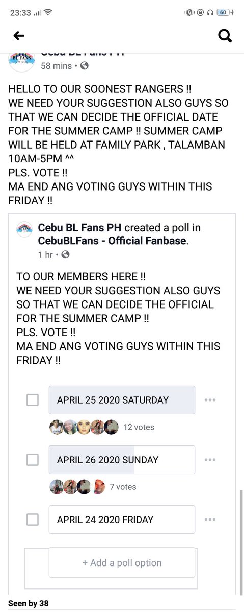 CebuBLFansPH's tweet photo. CEBU BL RANGERS !!
READY FOR OUR SUMMER CAMP ?!!! OUR SECOND MAJOR EVENT ^^
FULL DETAILS TO BE FOLLOWED SOONEST !! ^^
#CebuBLFans #SummerCamp2020 #CebuThaiBLFans #CebuThaiFans #ThaiBlSeriesFans https://t.co/hofSZTCQuj