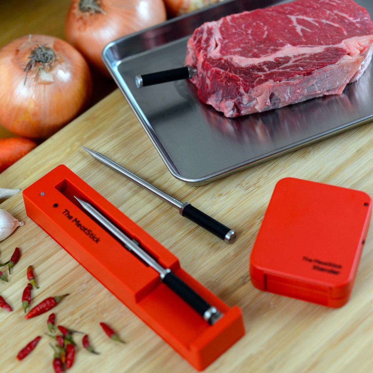 StoreBbq's tweet photo. The perfect BBQ accessory the @themeatstickuk . Wireless food thermometer so no more guess work. https://t.co/abhxOETFds https://t.co/PPrGP4kgS7