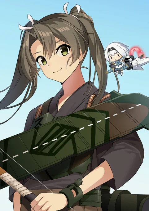 艦これの瑞鶴とアッシュアームズの零戦
中の人繋がり 