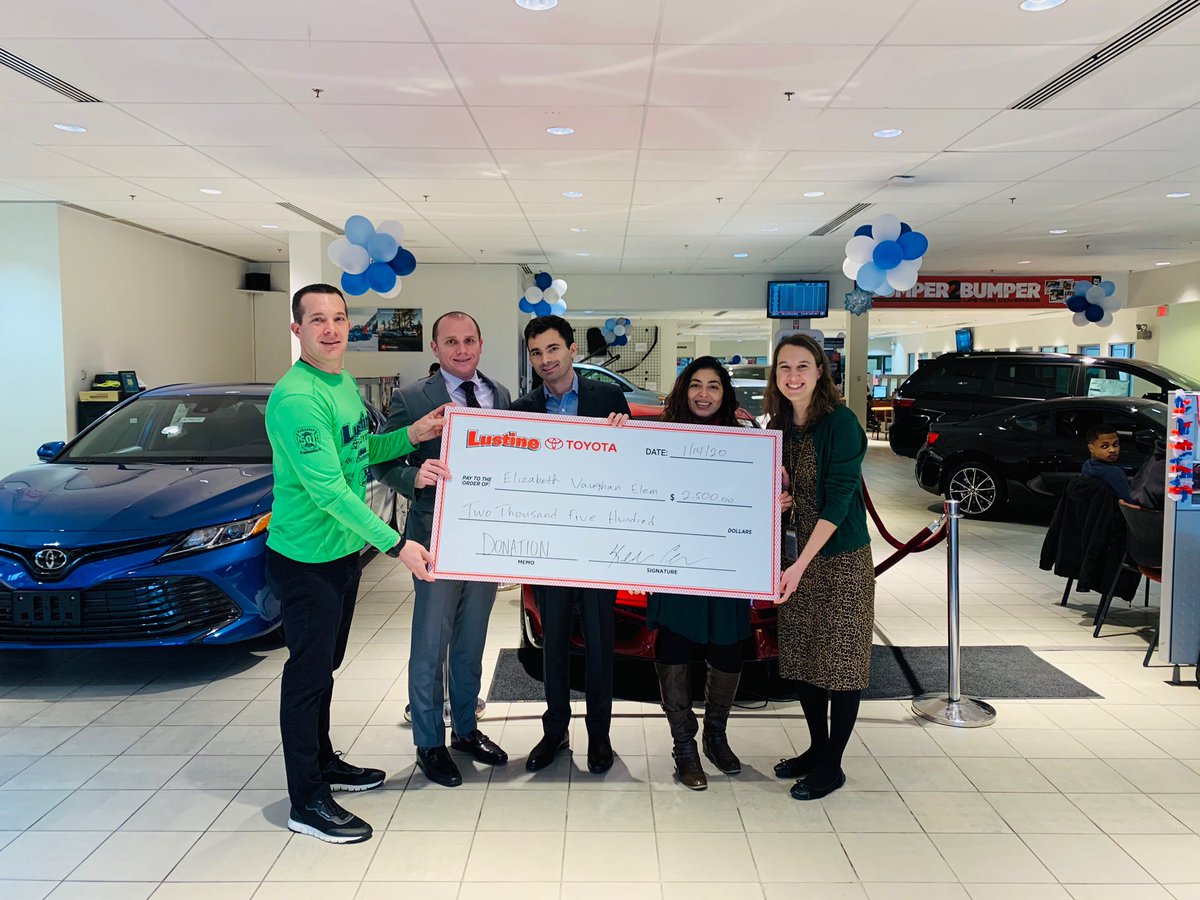 VNESwildcats's tweet photo. Thank you to Lustine Toyota for the donation of $2,500 to purchase coats for our students. @LustineToyota @PWCSNews @PwcsI https://t.co/xQX01hkpLs