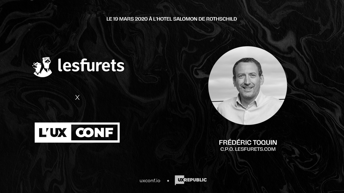 UXRepublic's tweet photo. [UX-CONF 2020] Nous sommes fiers de la participation de Frédéric Tocquin @Lesfurets à l'UX-Conf le jeudi 19 mars prochain !
#uxconf #uxrepublic #lesfurets #uxdesign  
https://t.co/m7cnvdP5Dl https://t.co/2Oj9DG1csB
