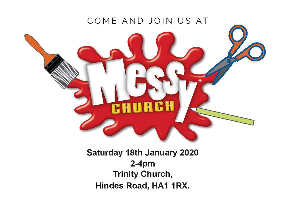 Trinity_Harrow's tweet image. This Saturday come and join us at Messy Church! 

Information can be found on the poster.