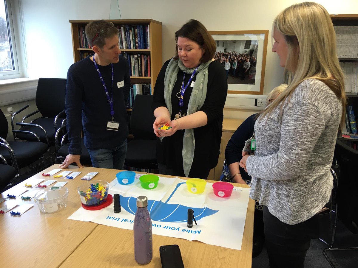 Our new CRCTU Involve and Engage group have been testing out different engagement resources to help us share the results of our research with more people (with a little help from @UOBengage, @GSTTresearch and @CR_UK!) #patientinvolvement #engagement #sharingresources